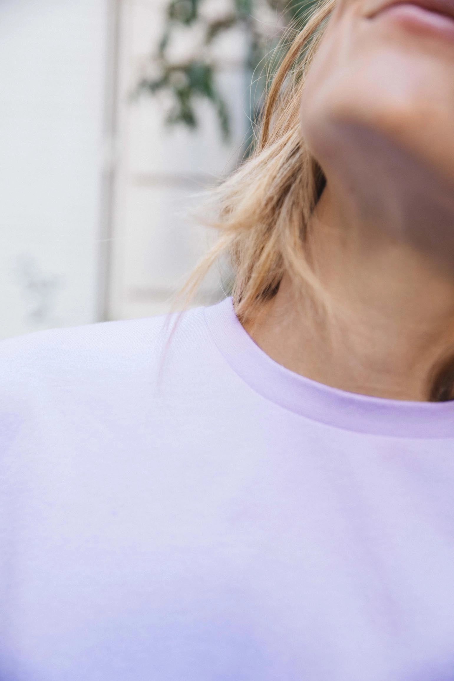 Tshirt Bree Parme En Coton Biologique - Gots Personnalisable