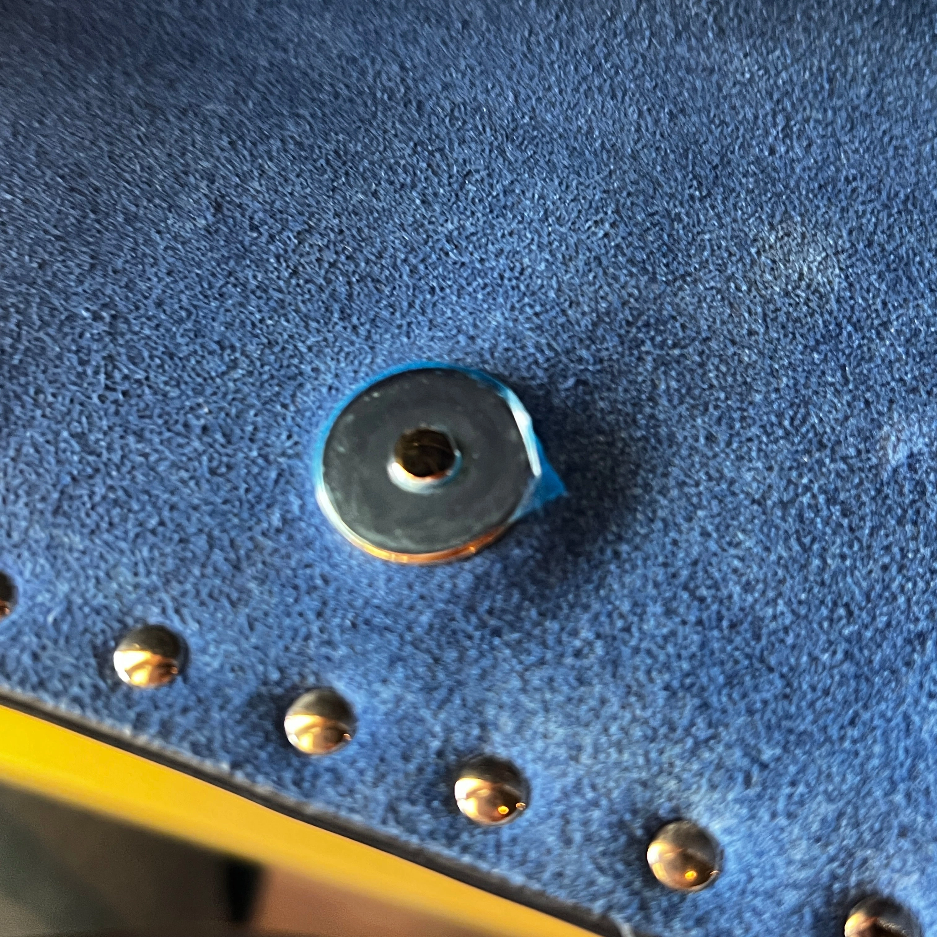 VALENTINO Cobalt Blue  Rockstud Shopping Tote Large