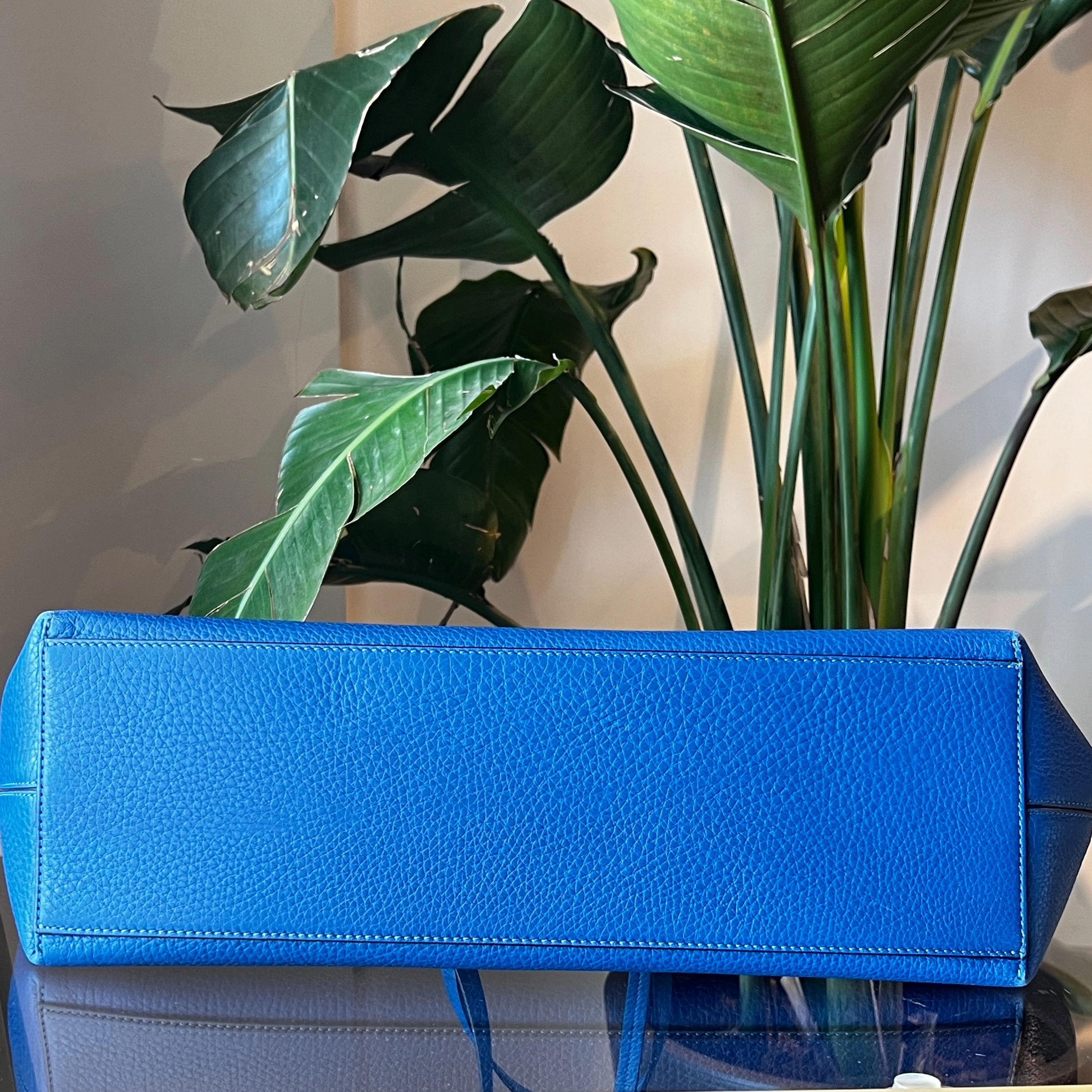 VALENTINO Cobalt Blue  Rockstud Shopping Tote Large