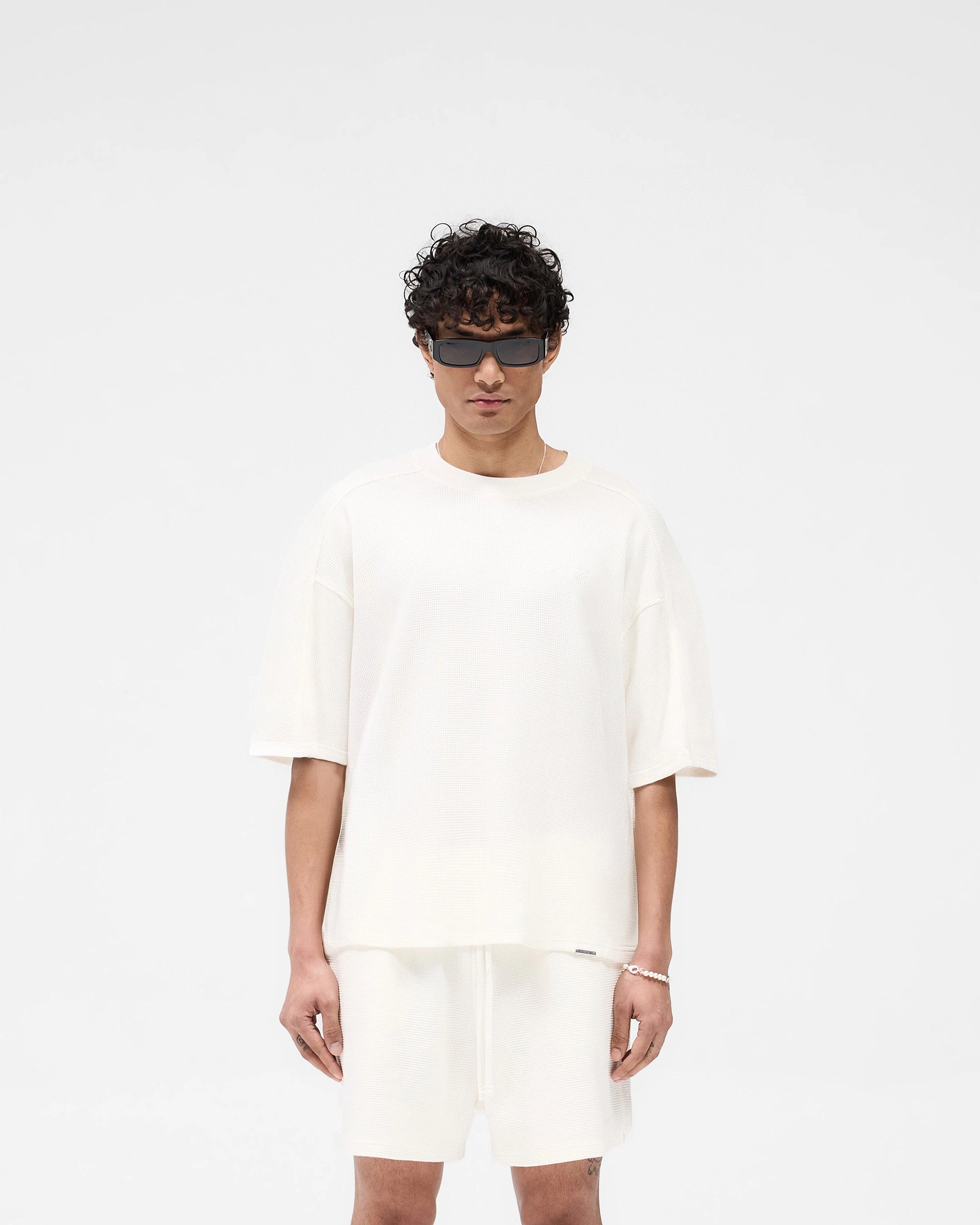 Waffle T-Shirt - Flat White
