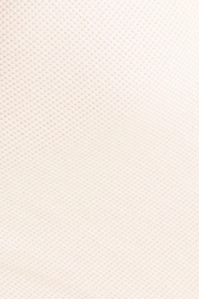 White Sutton Waffle Crew Neck Baby Tee