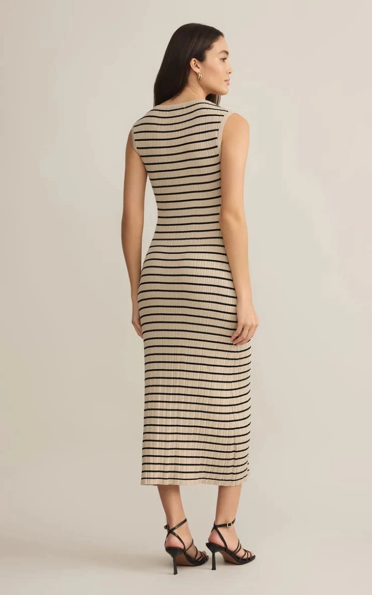 Z SUPPLY - Giselle Stripe Rib Maxi Dress